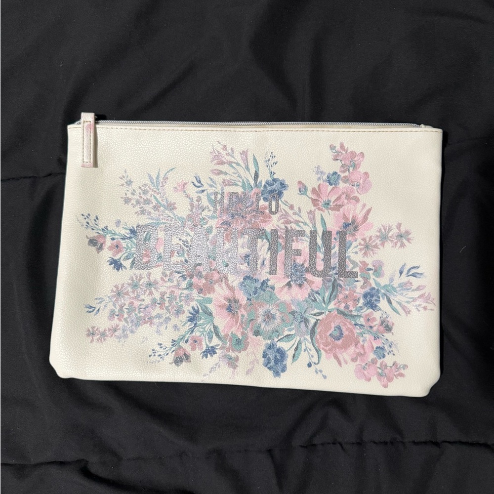 Floral Print Makeup Bag